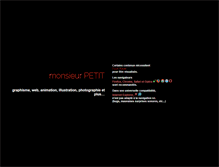 Tablet Screenshot of monsieurpetit.com